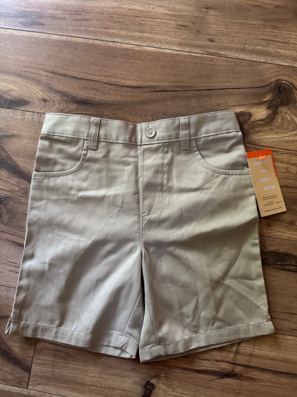 French Toast Khaki School Shorts - Tan